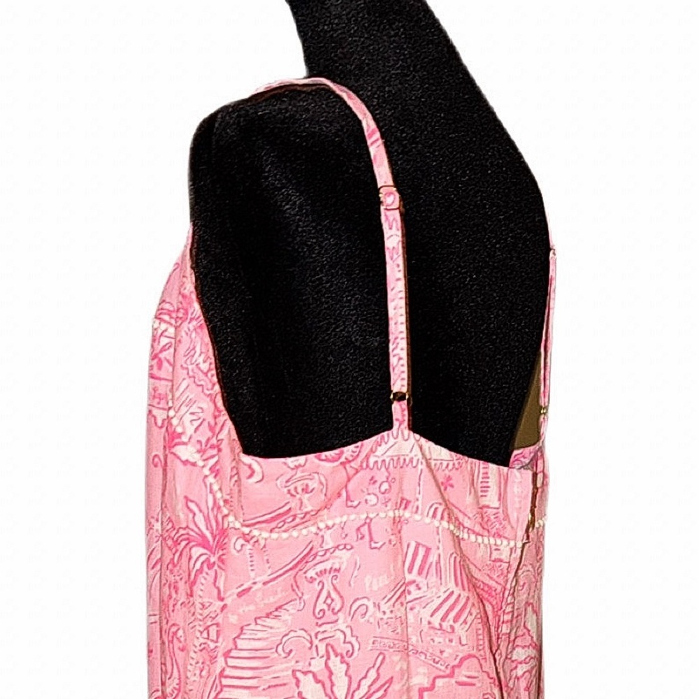Like New Lilly Pulitzer Rozalie Linen Pink and white maxi dress- size 16 🩷 - Picture 9 of 16